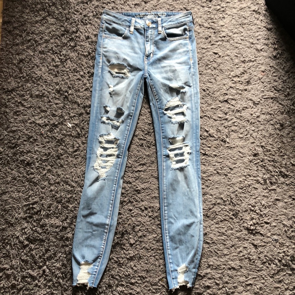 Brand New American Eagle Raw Edge Jegging
